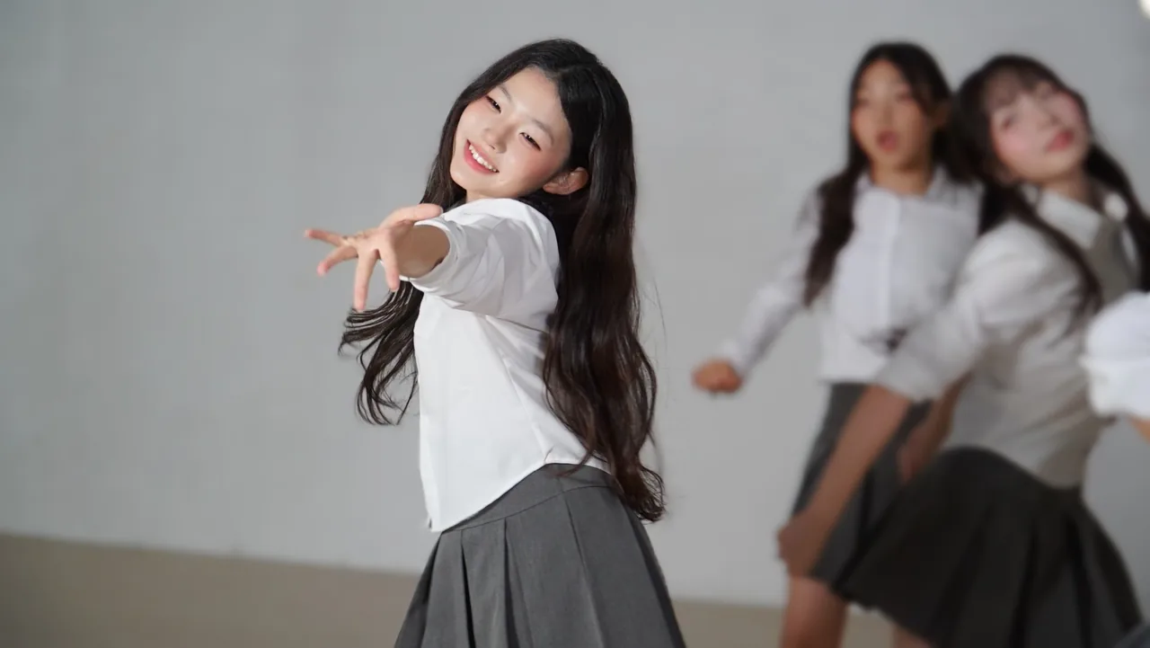 아이돌 전문반 학생들의 커버댄스 촬영 현장